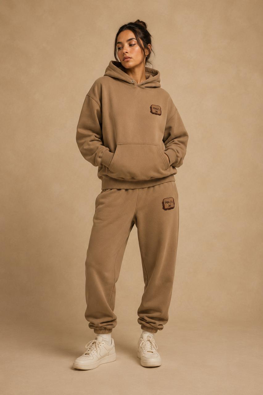 Mocha set: hoodie + sweatpants